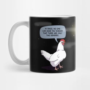 No one can hear you scream chicken Mug